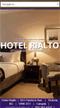 Mobile Screenshot of hotelrialto.ca